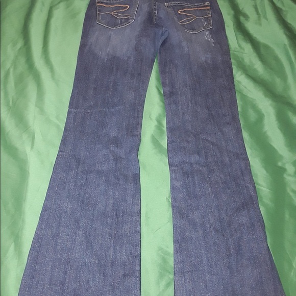 SEVEN7 Distressed Patch Jeans - Picture 6 of 8